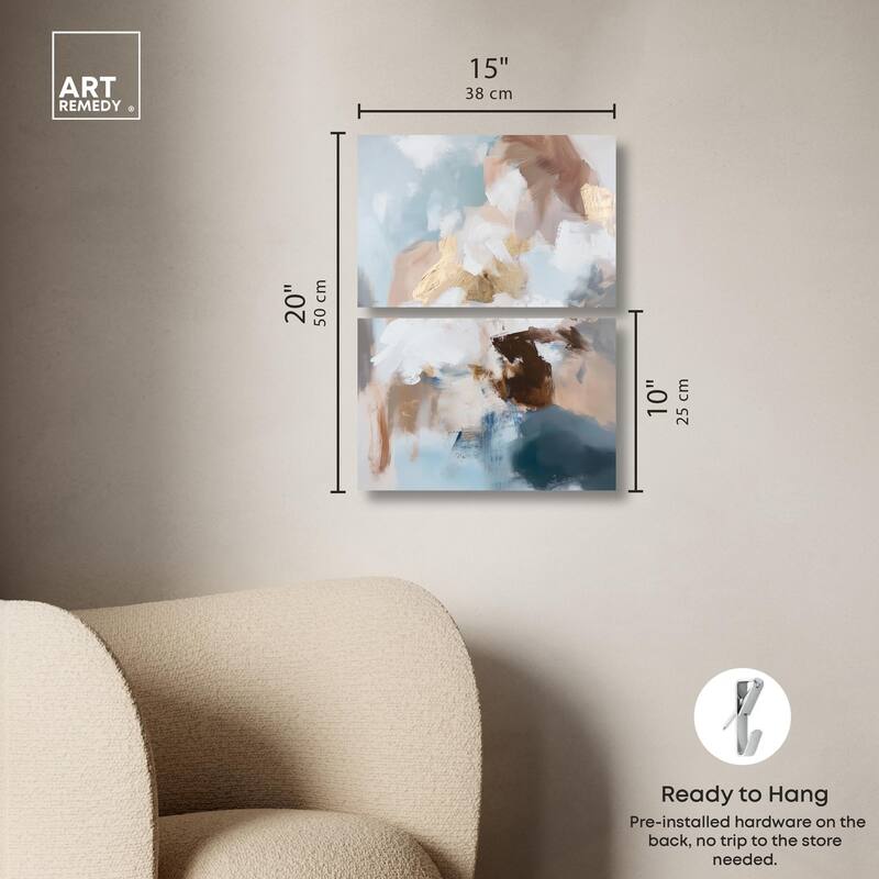 Mother Earth II Canvas Set of 2 by Art Remedy, Gallery Wrapped