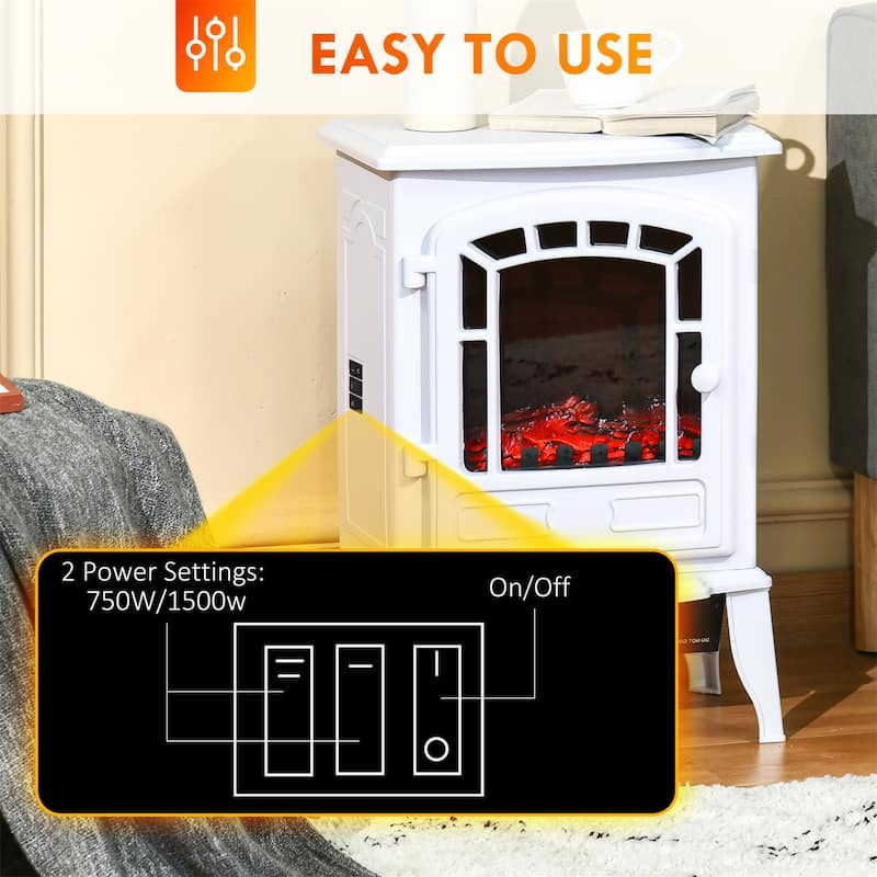 Free standing Electric Fireplace Stove