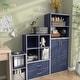 preview thumbnail 109 of 202, DH BASIC Modern Wood Customizable Stackable Storage Organizer - Cube Shelves, Drawer Cabinet, Bookcase with Doors by Denhour