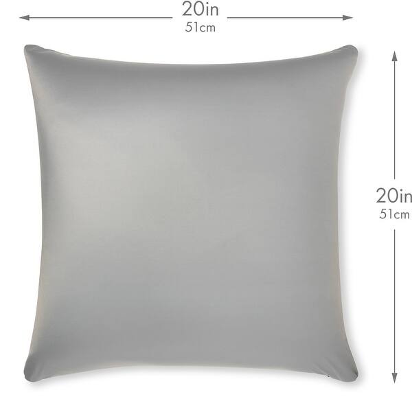 Throw Pillow Cozy Soft Microbead Light Grey 1 Pc Bed Bath & Beyond