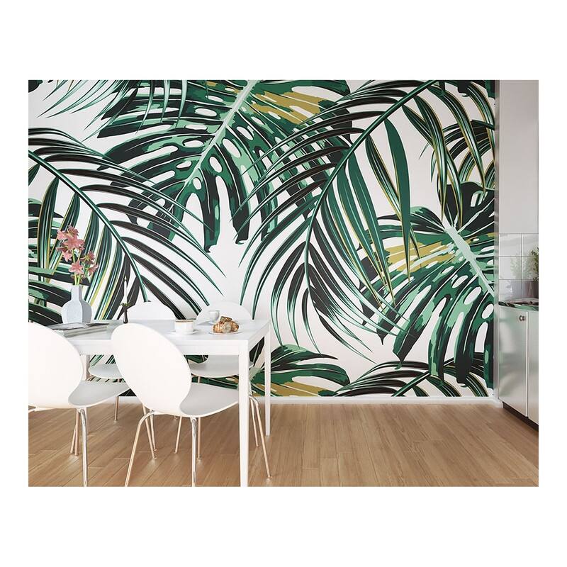 Tropical Leaves Wall Mural