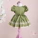 preview thumbnail 8 of 6, Special Occasion Baby Dress Set with Ruffle and Lace Guipure