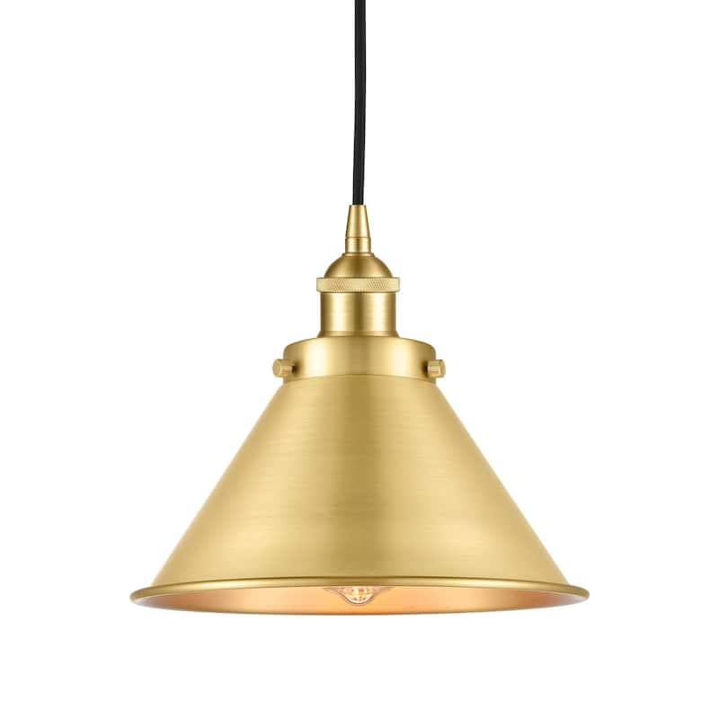 Innovations Lighting 616-1PH-9-10 Briarcliff Pendant Briarcliff 10" - Satin Gold