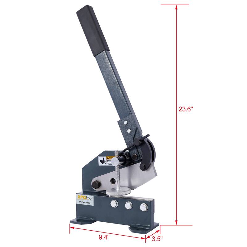 High Precision Industrial 5-Inch Sheet Metal Plate Shear