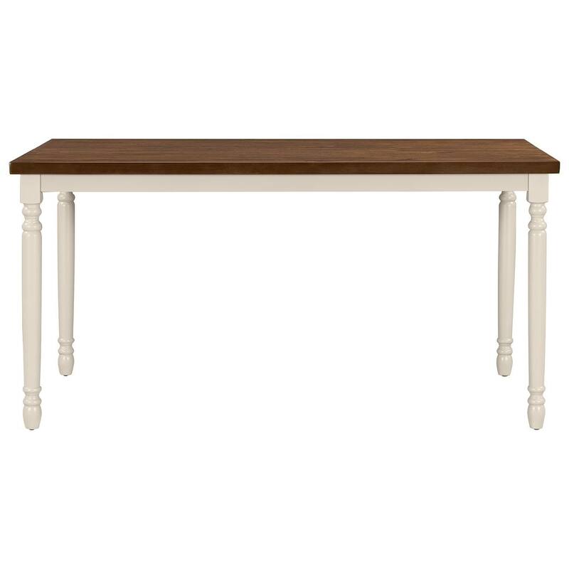 6 PCS Classic Dining Set for 6 - 4 Chairs and 1 Bench