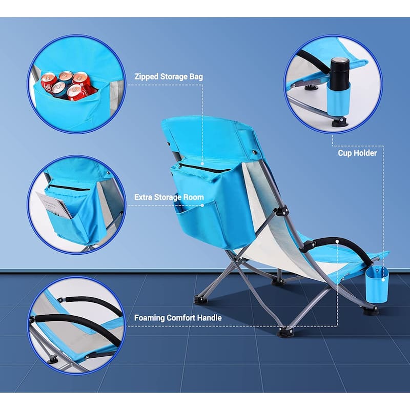 High Back Folding Beach Chair