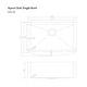 preview thumbnail 11 of 12, ZLINE Farmhouse Apron Mount Single Bowl Scratch Resistant Stainless Steel Kitchen Sink with Bottom Grid