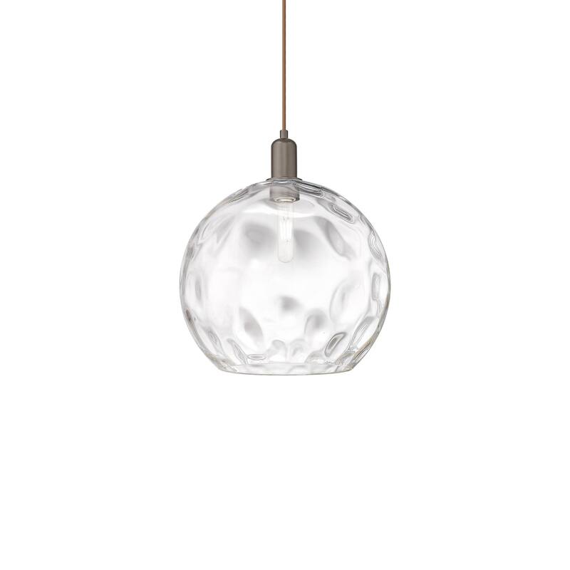 Innovations Lighting 716-1P-16-13 Athens Water Glass Pendant Athens - Oil Rubbed Bronze / Clear Water Glass