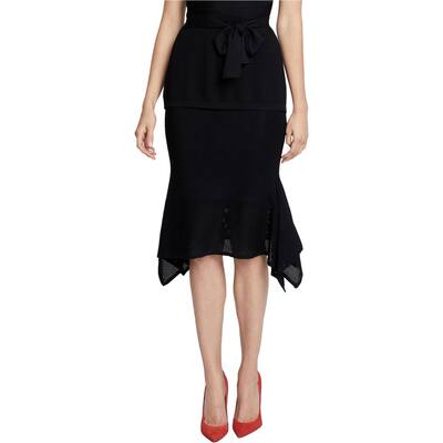 Rachel Roy Womens Katelyn Trumpet Skirt,, Black, Medium
