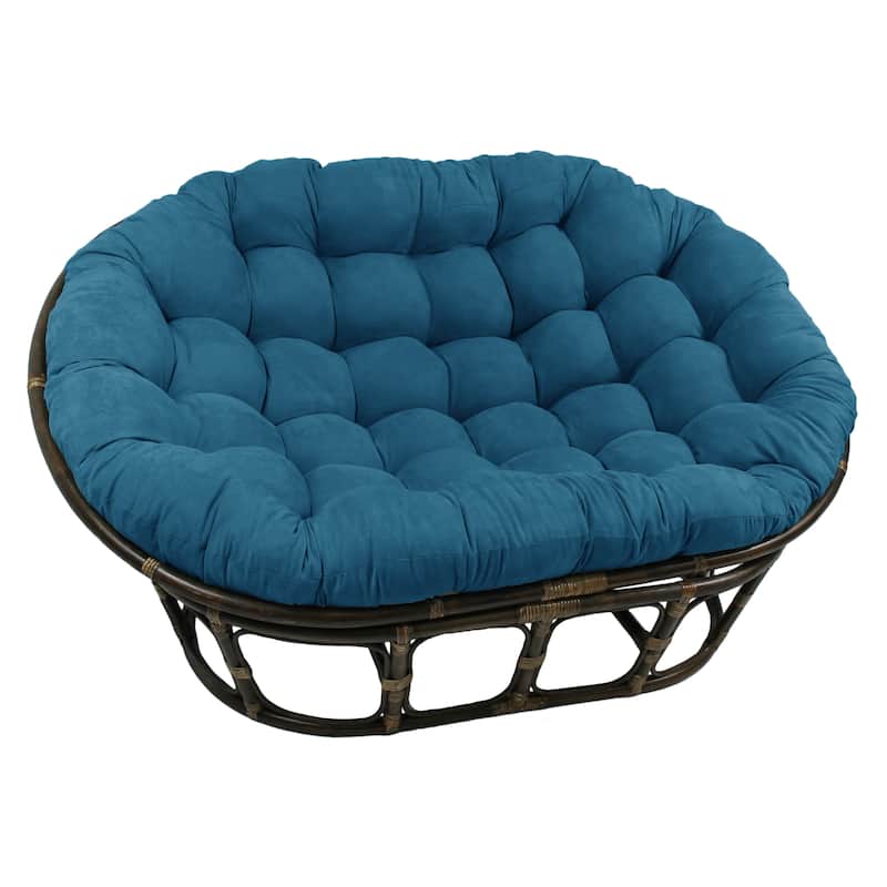 Microsuede Indoor Double Papasan Cushion (Cushion Only) - 65 x 48 - Teal