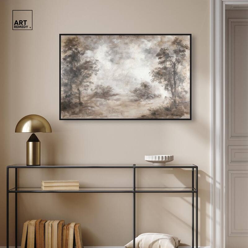 Veiled in Fog Canvas by Art Remedy