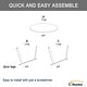 preview thumbnail 5 of 33, Clihome Weather Resistant Round Steel Patio Large Coffee Table