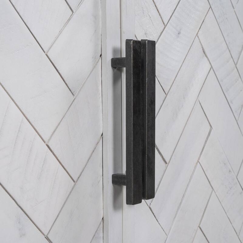 40"Modern Cabinets with Unique Design Doors with 1 Adjustable Shelves,Suitable for Multiple Rooms