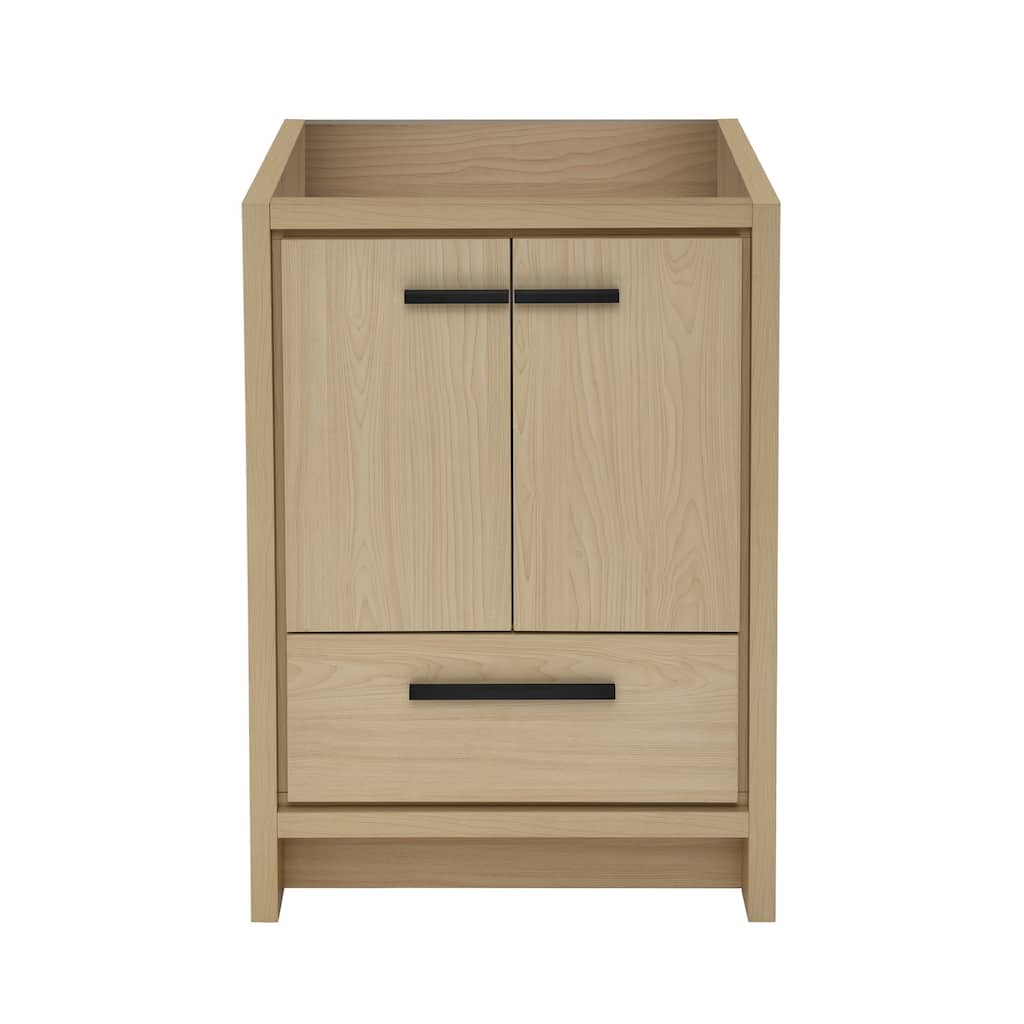 Virage 24 Freestanding, Bathroom Vanity In Natural Oak Cabinet Only