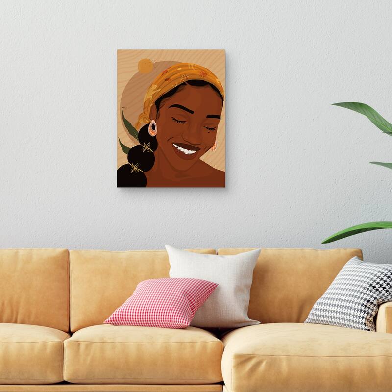 Glow Different_ by Princella Canvas Art Print