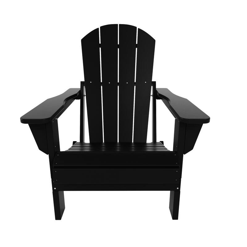 POLYTRENDS Laguna Folding Poly Eco-Friendly All Weather Outdoor Adirondack Chair