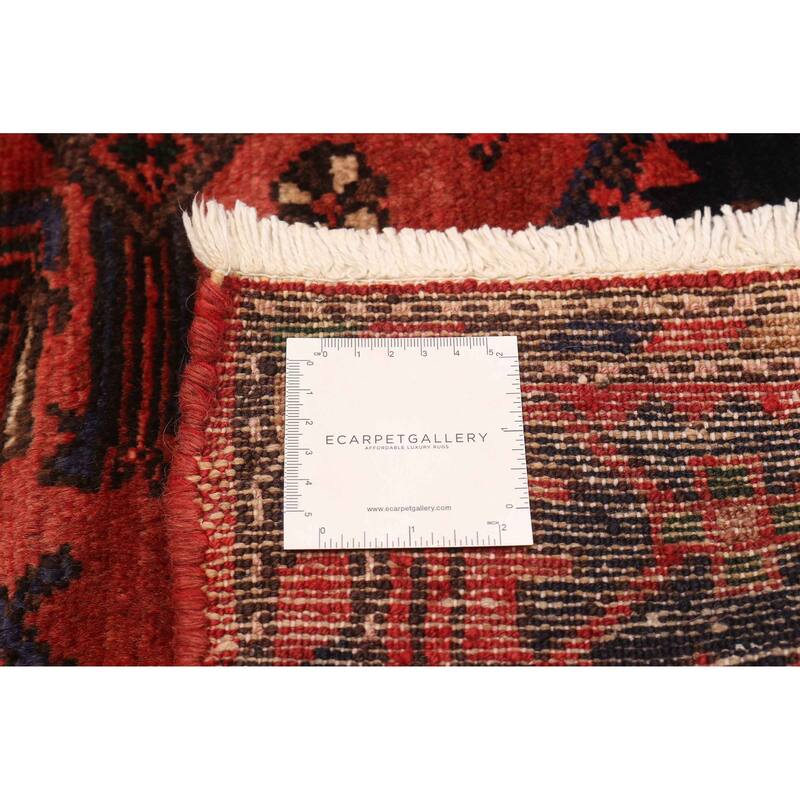 ECARPETGALLERY Hand-knotted Andelz Red Wool Rug - 4'4 x 6'6