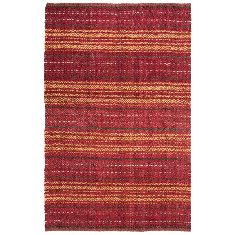 SAFAVIEH Handmade Natural Fiber Alyvia Stripe Jute Rug