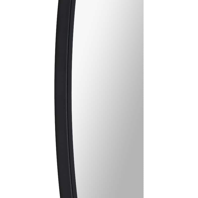 Renwil Sami Framed Matte Black Mirror - Large