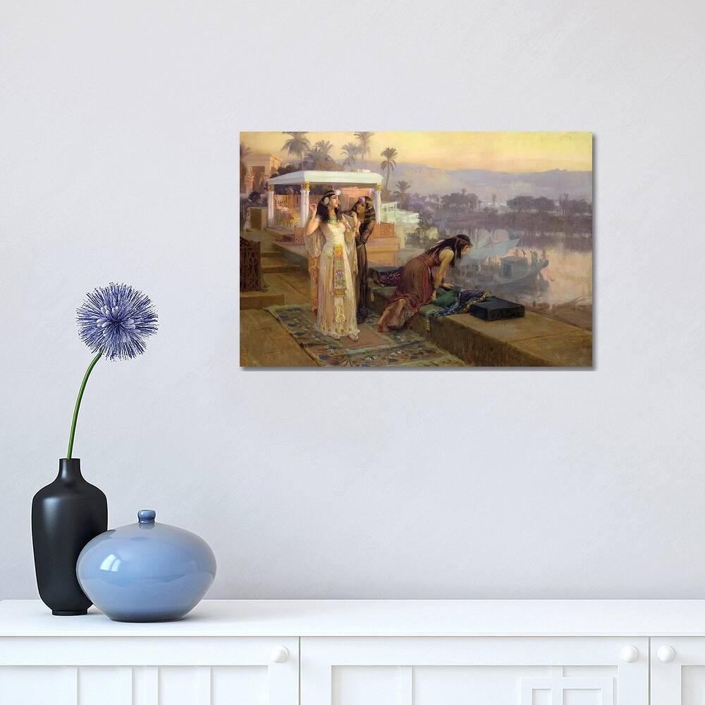 iCanvas "Cleopatra On The Terraces of Philae, 1896" by Frederick Arthur Bridgman Canvas Print