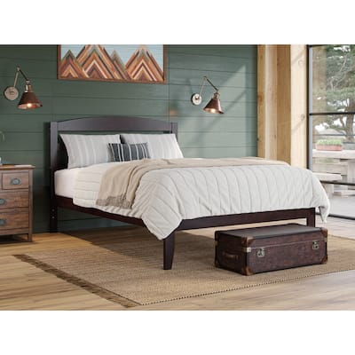 Warren Solid Wood Platform Bed with Attachable USB Charger