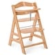 preview thumbnail 2 of 6, hauck AlphaPlus Grow Along Wooden High Chair w/White Tray Table & Grey Cushion - 16.5