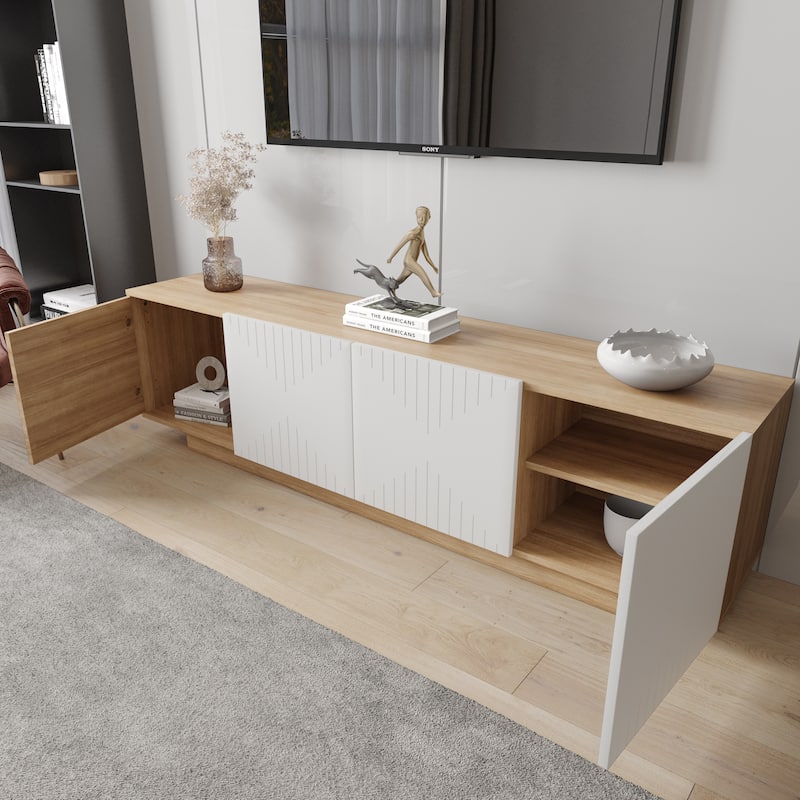 Nexera Riva TV Stand for TVs up to 80 inches