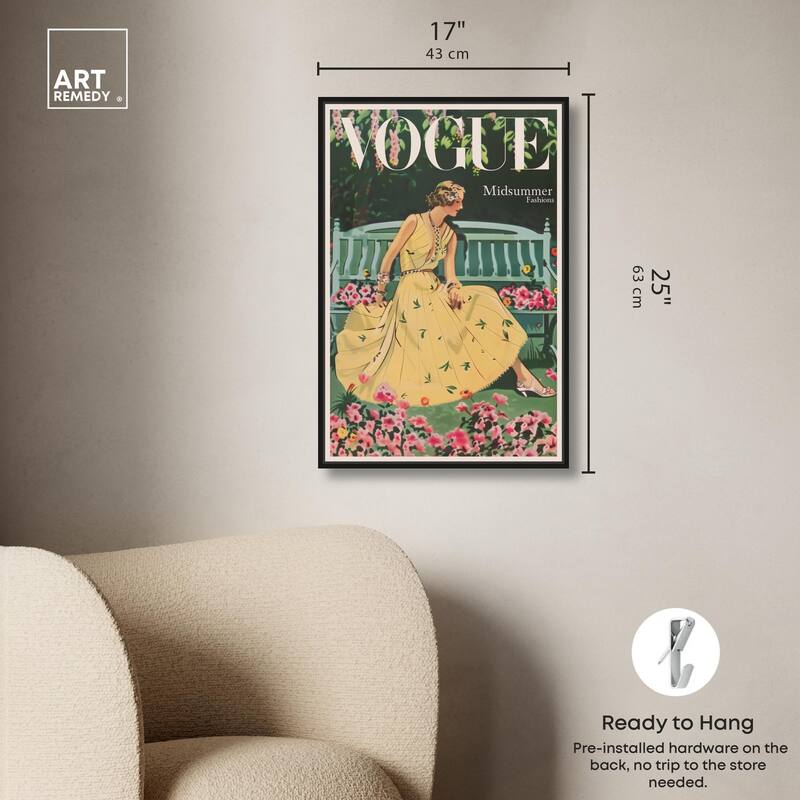 Midsummer Fashion Cover Canvas by Art Remedy