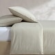 preview thumbnail 40 of 52, Calvin Klein Washed Percale Solid Cotton Duvet Cover Set