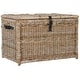 preview thumbnail 4 of 16, happimess Michael 35" Wicker Storage Trunk, Natural