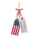 preview thumbnail 17 of 58, Glitzhome 24"H Wooden Valentine's St. Patrick's Americana Doorknob Hanging Decor
