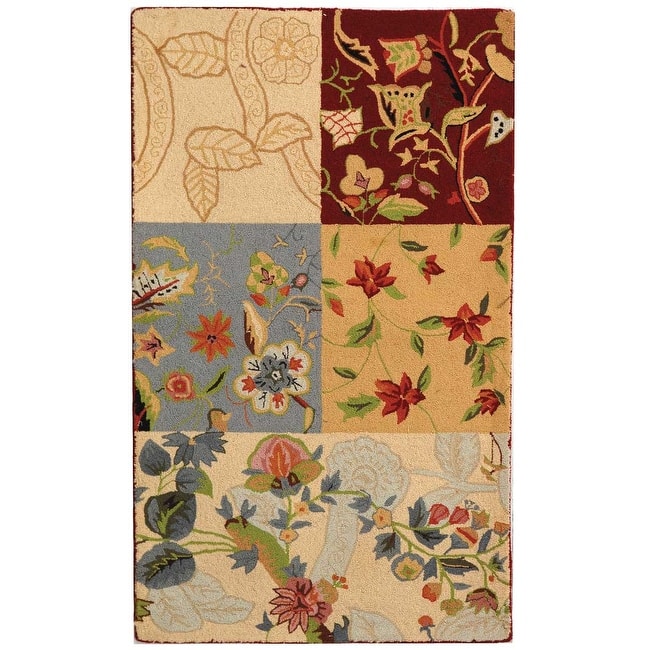 SAFAVIEH Handmade Chelsea Mariela French Country Wool Rug