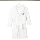 preview thumbnail 77 of 78, Sweet Kids 100% Polyester SUPER PLUSH Double Brushed Hooded Bathrobe with Purple Script Monogram