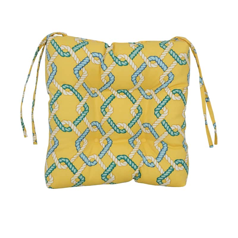 16-inch Square Outdoor Dining Chair Cushions (Set of 2, 4, or 6)
