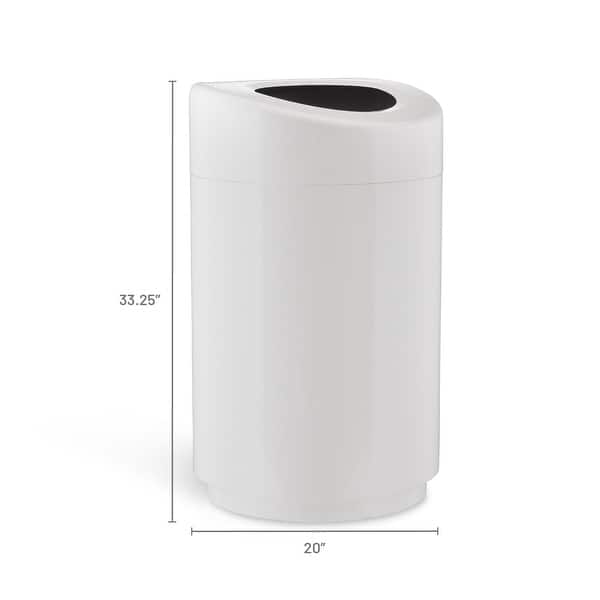Large Indoor Trash Can, 30Gallon Open Top Steel Garbage Can Bed Bath & Beyond 39698599