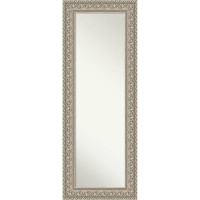 Sydney Non-Beveled Framed Full-Length On the Door Mirror - Sydney Silver - 21 x 55 in