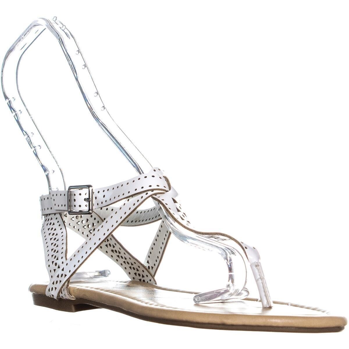 rampage white sandals