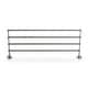 preview thumbnail 4 of 3, Alno Royale 26"W Solid Brass Wall Mounted Towel Rack with 4 Towel Bars Satin Nickel