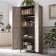 preview thumbnail 10 of 26, Farmhouse Storage Cabinet, Armoire, Rustic Pantry, Versatile Storage