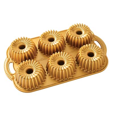 Nordic Ware Brilliance Bundtlette - Gold