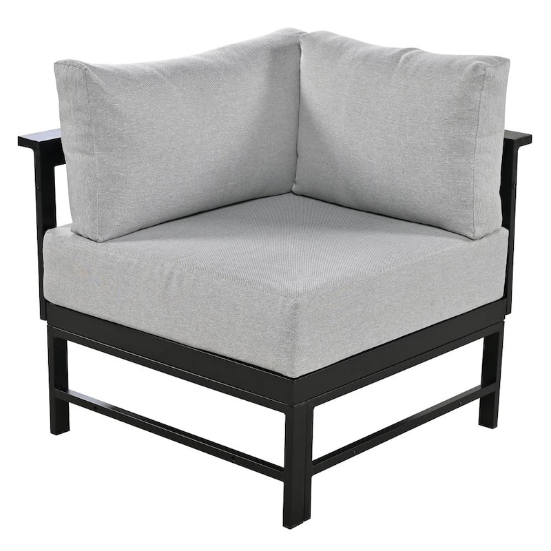 U-Shaped Multi-Person Outdoor Sofa Set, Suitable for Gardens