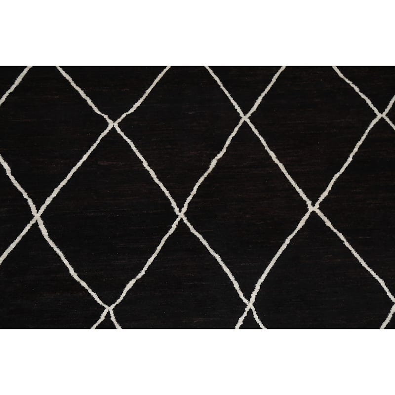 Vegetable Dye Moroccan Oriental Living Room Area Rug Wool Hand-knotted - 7'7" x 9'9"