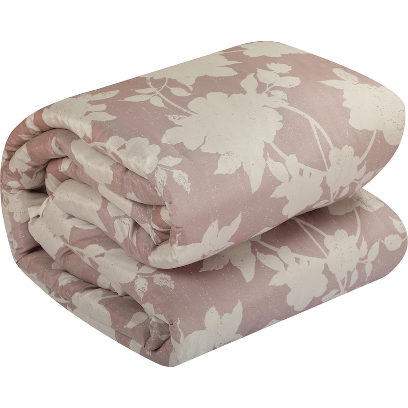 Nanshing Staci 5 Piece Jacquard Floral Comforter Set