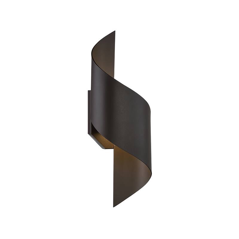 Helix 17in LED Indoor or Outdoor Wall Light 3000K in Bronze