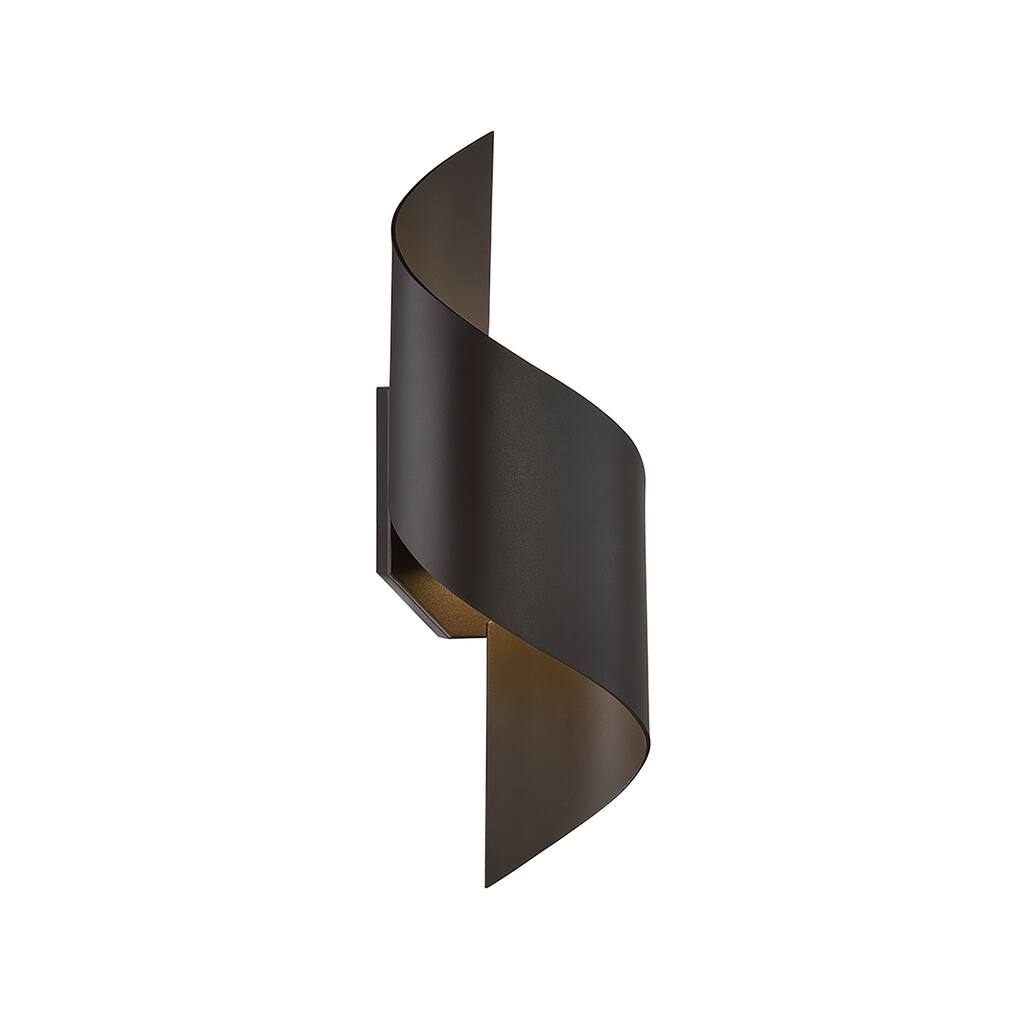 Helix 17in LED Indoor or Outdoor Wall Light 3000K in Bronze