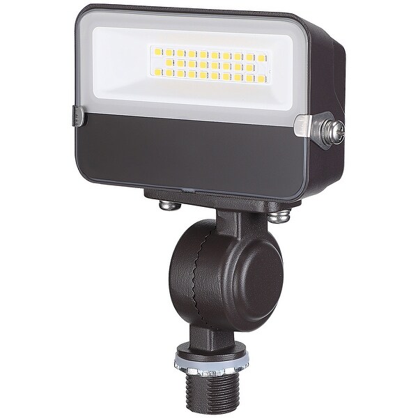 15W Knuckle Mount LED Flood Light 3000K Warm White Bronze - 1PACK. Opens flyout.