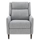 preview thumbnail 9 of 39, Furniture of America Selric Modern 31-inch Upholstered Push Back Recliner