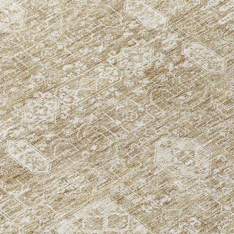 Machine Washable Indoor/ Outdoor Chantille Vintage Traditional Rug
