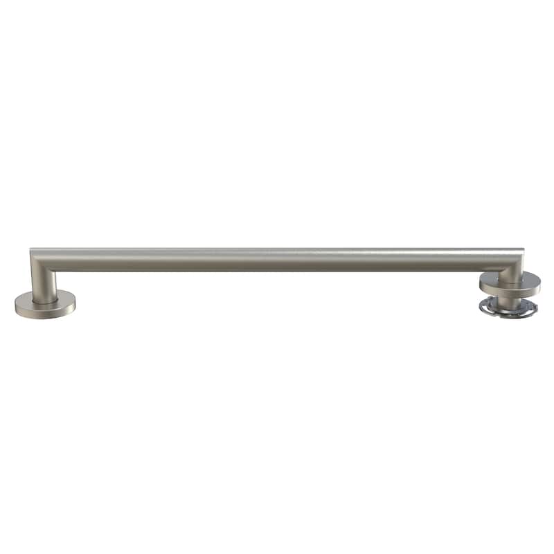 Keeney Architectural Grab Bar 1.25 Dia x 16 in., Brushed Nickel - 16-in