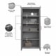 preview thumbnail 31 of 34, Key West Entryway Storage Set with Tall Cabinet by Bush Furniture